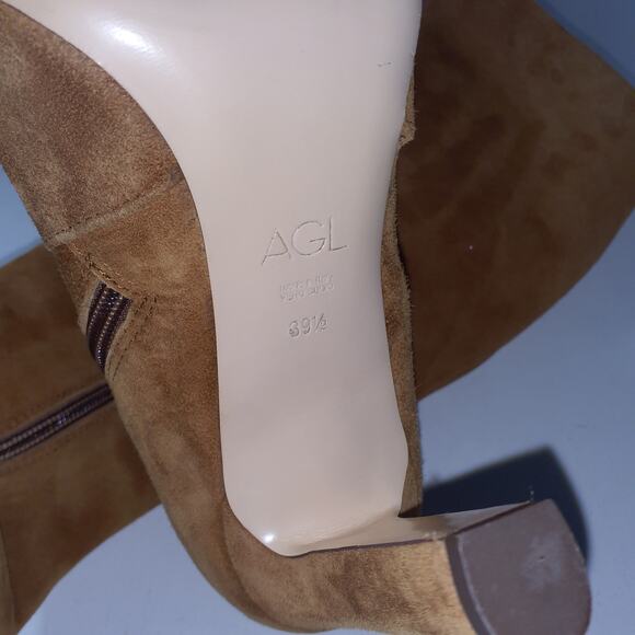 Agl 'Milly' Brown Knee High Boot Size 9.5 - Picture 6 of 6